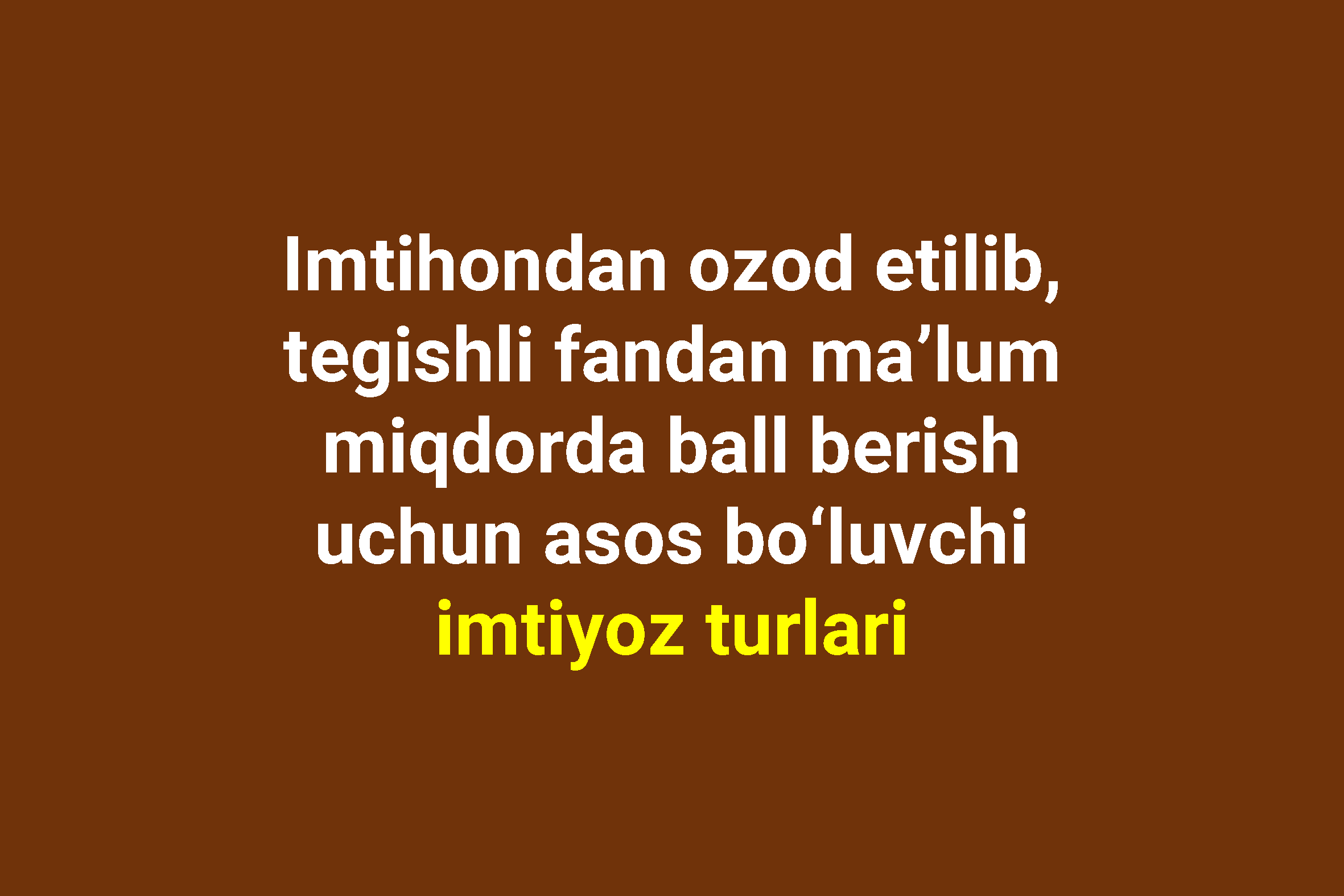 Yangiliklar